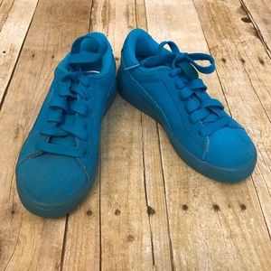 Puma Iced Blue Suede Unisex Sneakers Size 1.5C